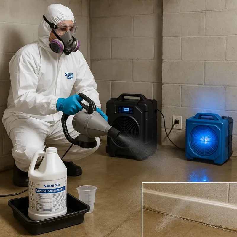 Sanitization and Odor Removal process in Gorman, NC