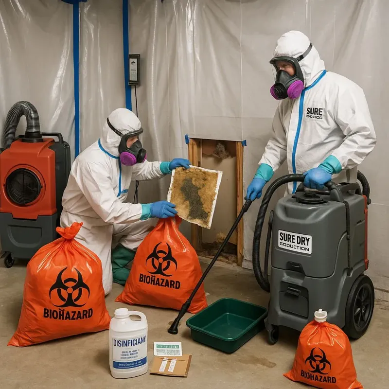 Contaminated Water Handling Protocols process in Gorman, NC